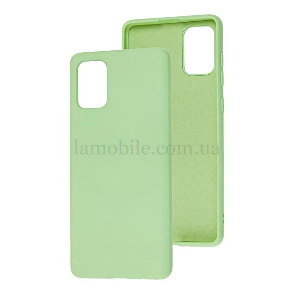 Чохол Samsung Galaxy A71 (A715) Full without logo м'ятний