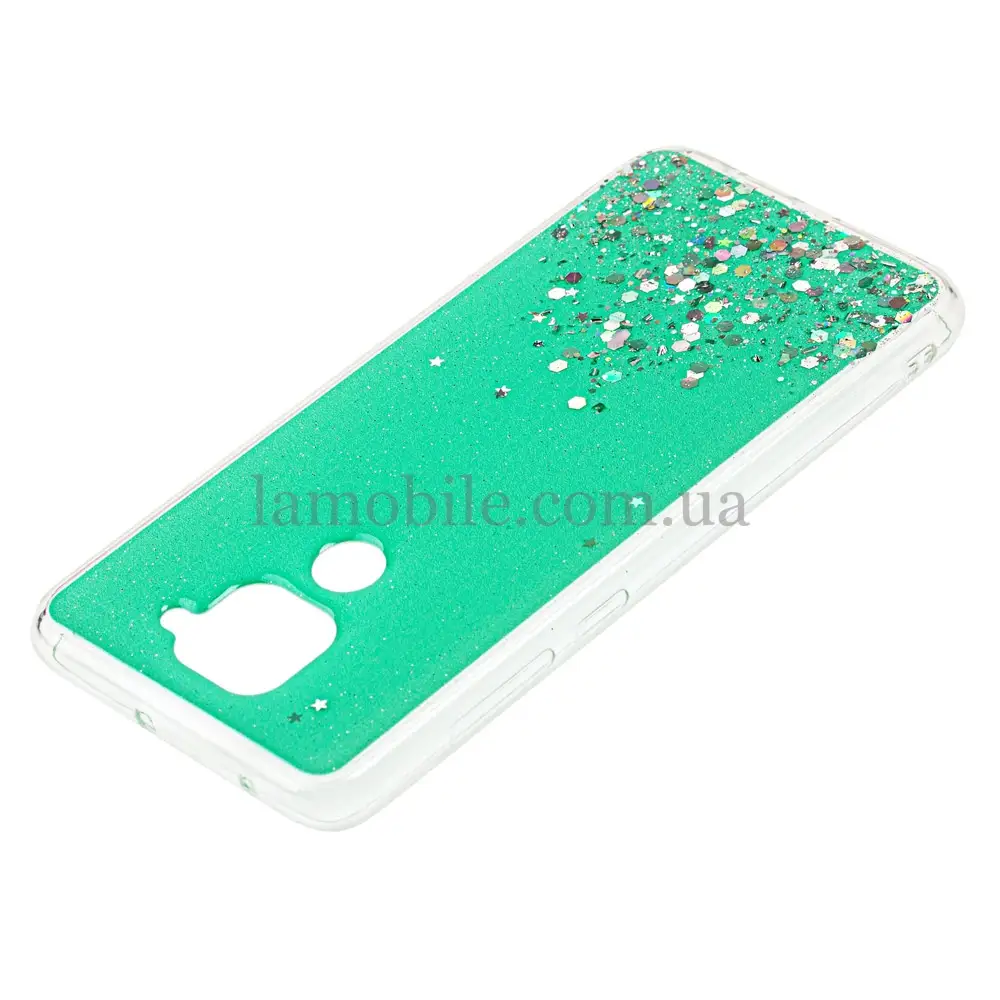 Чохол для Xiaomi Redmi Note 9 Wave confetti м'ятний