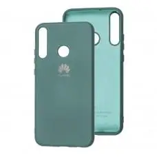 Чохол для Huawei P40 Lite E/Y7P Silicone Full зелений / pine green