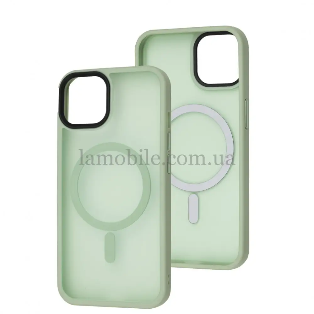 Чехол для iPhone 13 WAVE Matte Insane MagSafe mint