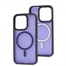 Чохол для iPhone 14 Pro WAVE Matte Insane MagSafe deep purple