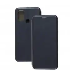 Чехол книжка Premium для Samsung Galaxy M31 (M315) темно-синий