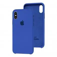 Чехол Silicone для iPhone X / Xs Premium case delft blue