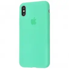 Чехол для iPhone Xs Max Silicone case ultra thin spearmint