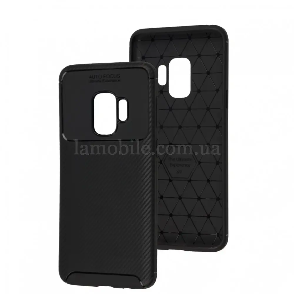 Чохол для Samsung Galaxy S9 (G960) Ultimate Carbon premium чорний