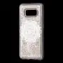 Чохол для Samsung Galaxy S8 (G950) Блискітка вода срібляста "біла мандала"