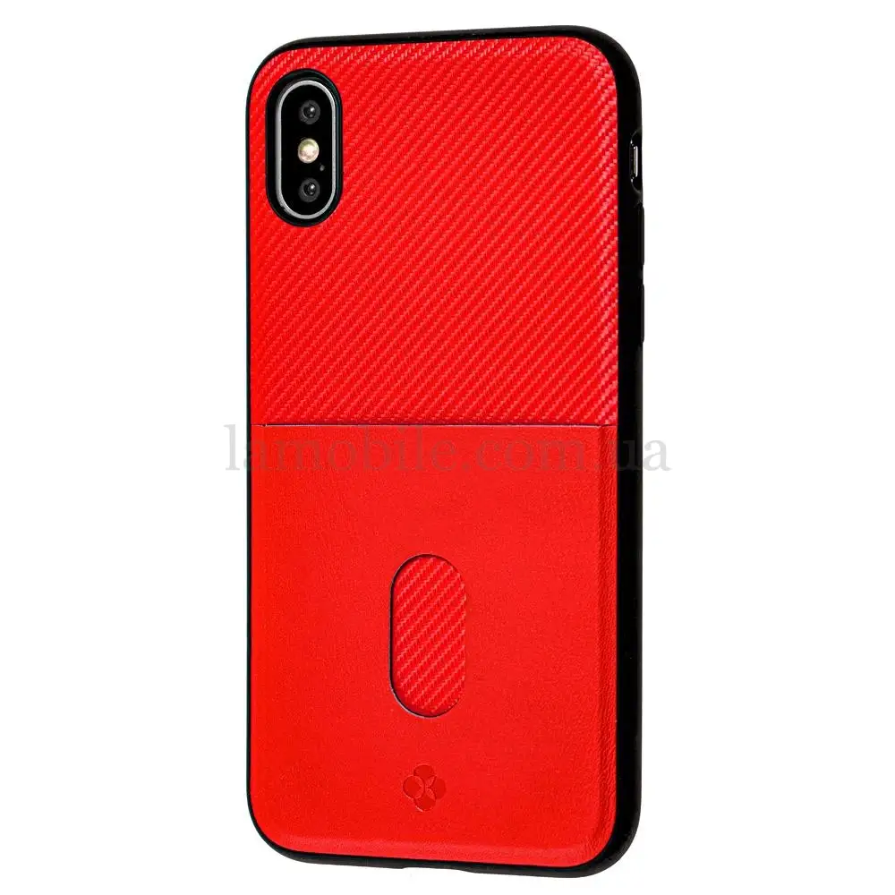 Чехол для iPhone X Totu Jazz Series Card Slot красный