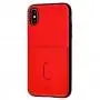Чехол для iPhone X Totu Jazz Series Card Slot красный