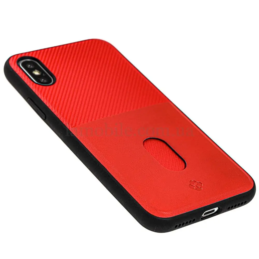 Чехол для iPhone X Totu Jazz Series Card Slot красный