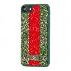 Чехол Bling World для iPhone 6 / 7 / 8 Three Colors зеленый красный