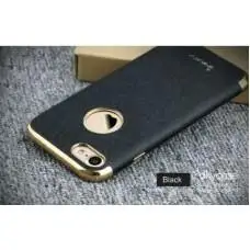 Кожаная накладка iPaky Chrome Series для iPhone 7 черный
