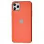 Чохол для iPhone 11 Pro Max Silicone case матовий (TPU) кораловий