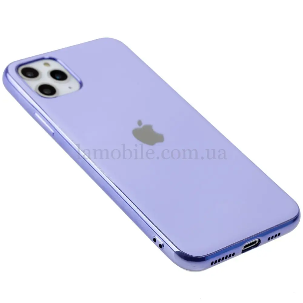 Чохол для iPhone 11 Pro Max Silicone case матовий (TPU) лавандовий