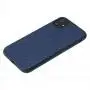 Чохол для iPhone 11 Fiber Logo синій
