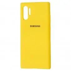 Чохол для Samsung Galaxy Note 10+ (N975) Silicone Full жовтий