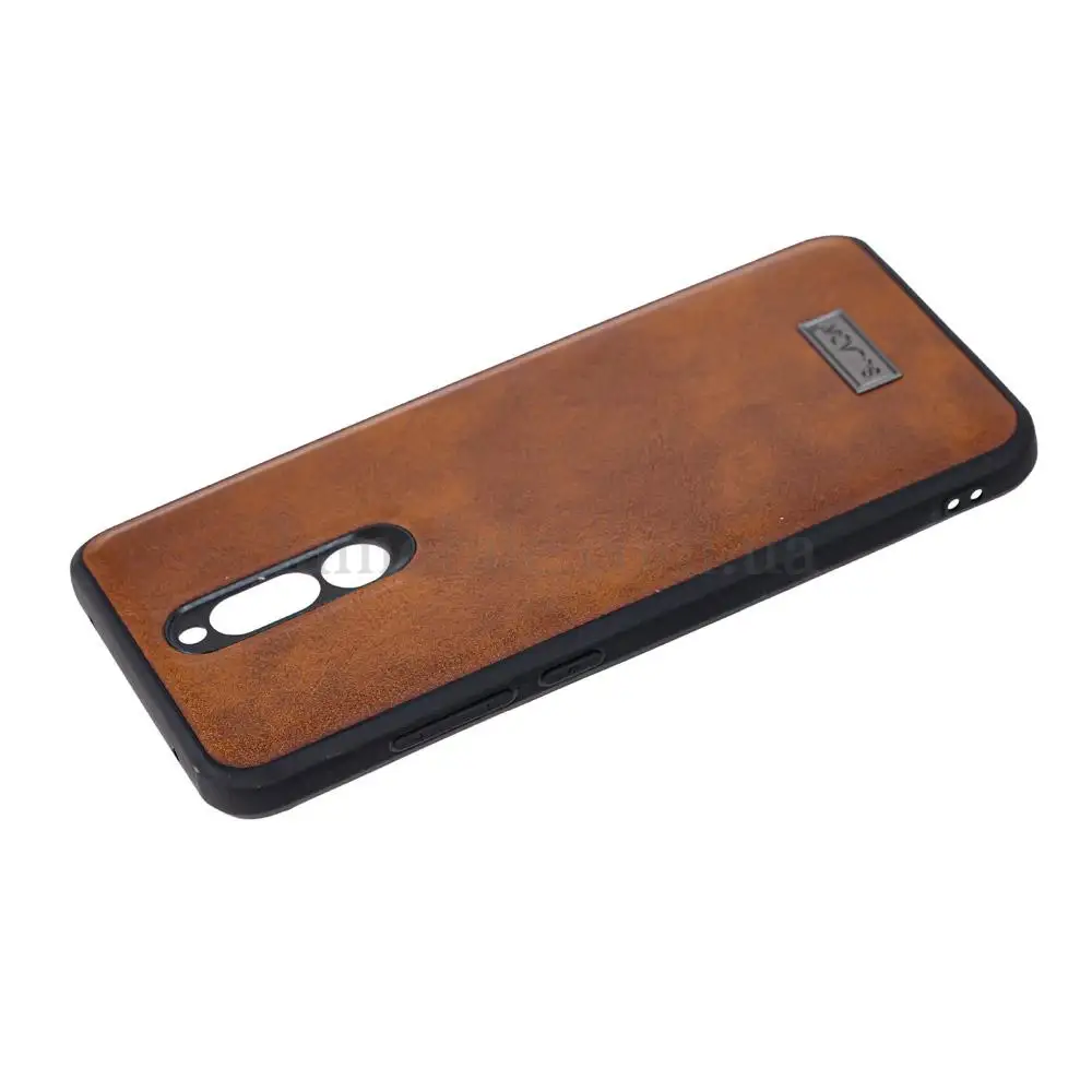 Чохол для Xiaomi Redmi 8 Sulada Leather коричневий