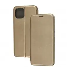 Чехол книга Premium для Xiaomi Redmi A1/A2 золотистый