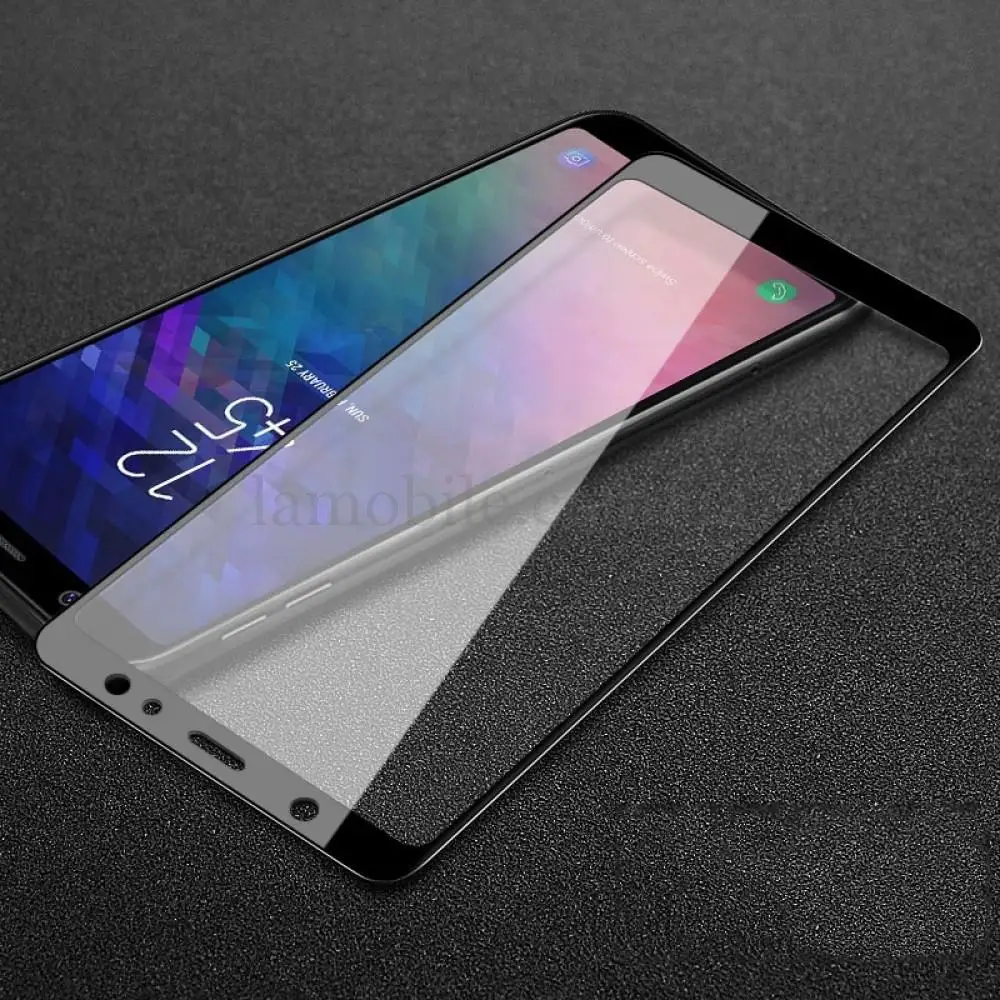 Защитное стекло для Samsung Galaxy A6 2018 (A600) Full Screen черный (OEM)
