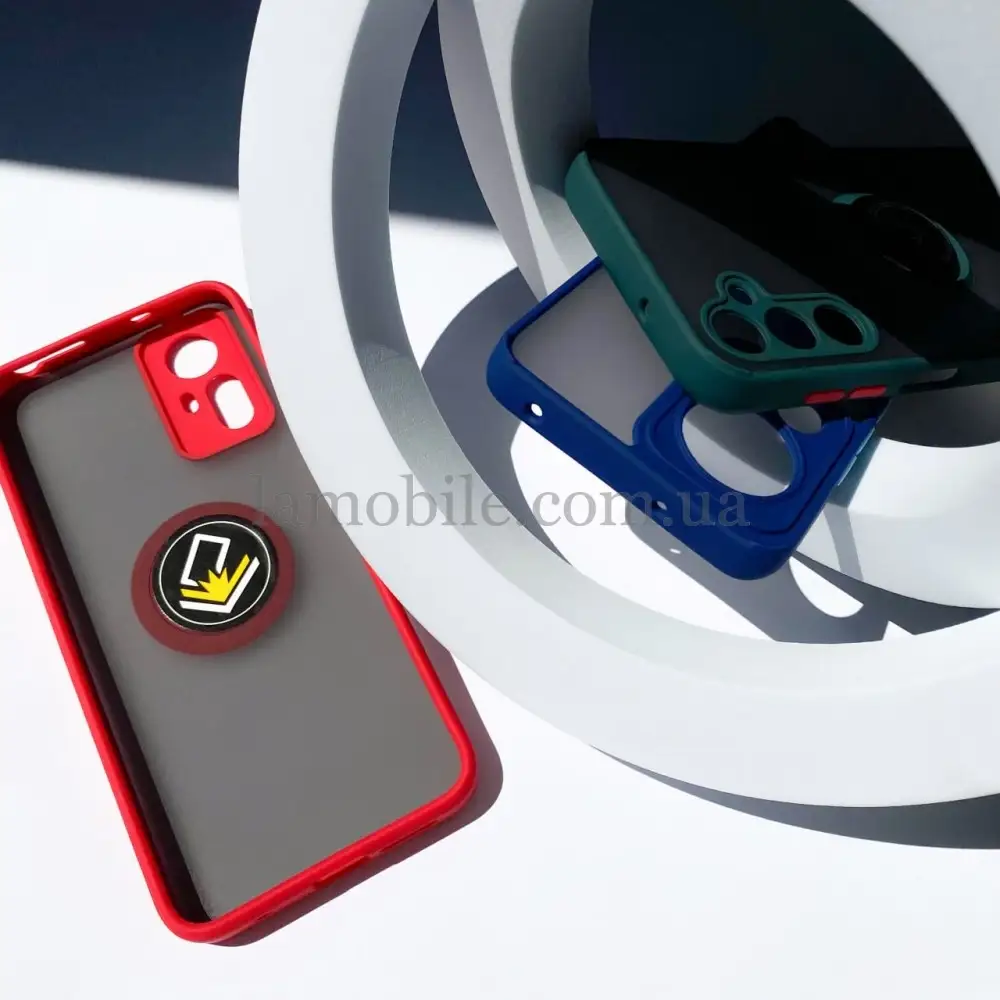 Чехол для Samsung Galaxy A53 (A536) LikGus Edging Ring красный