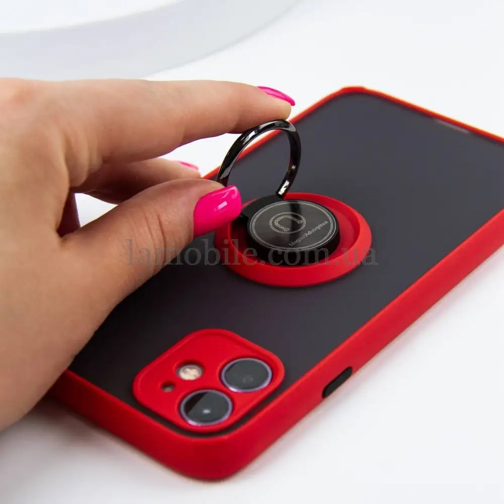 Чехол для Samsung Galaxy A53 (A536) LikGus Edging Ring красный