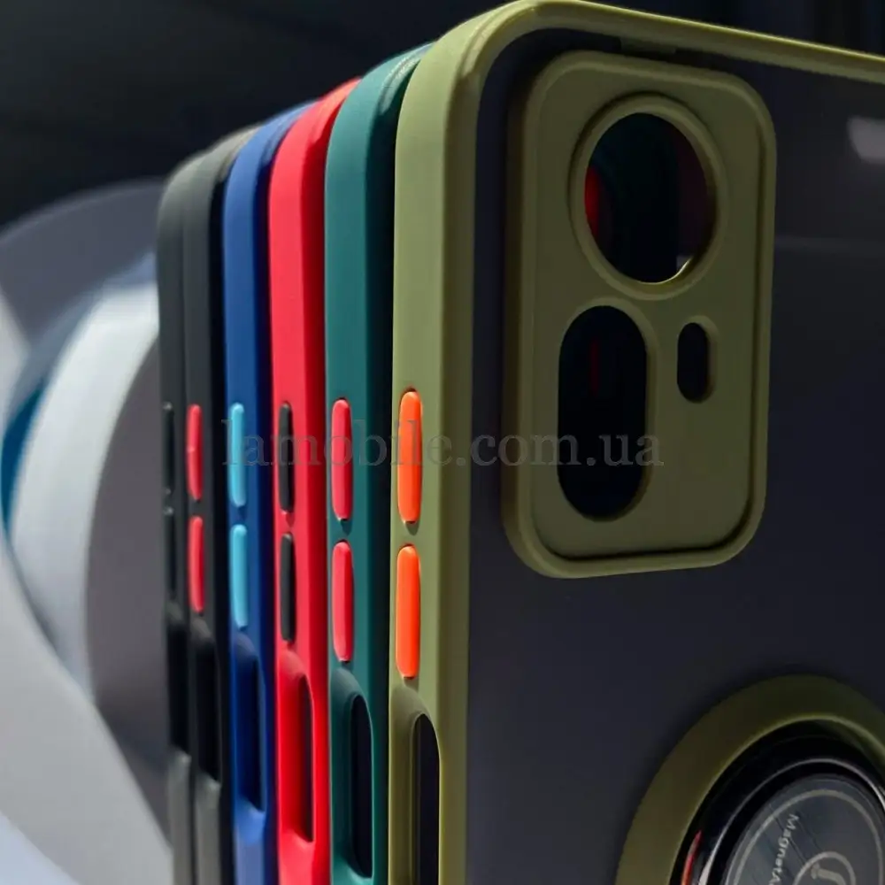 Чехол для Samsung Galaxy A53 (A536) LikGus Edging Ring красный