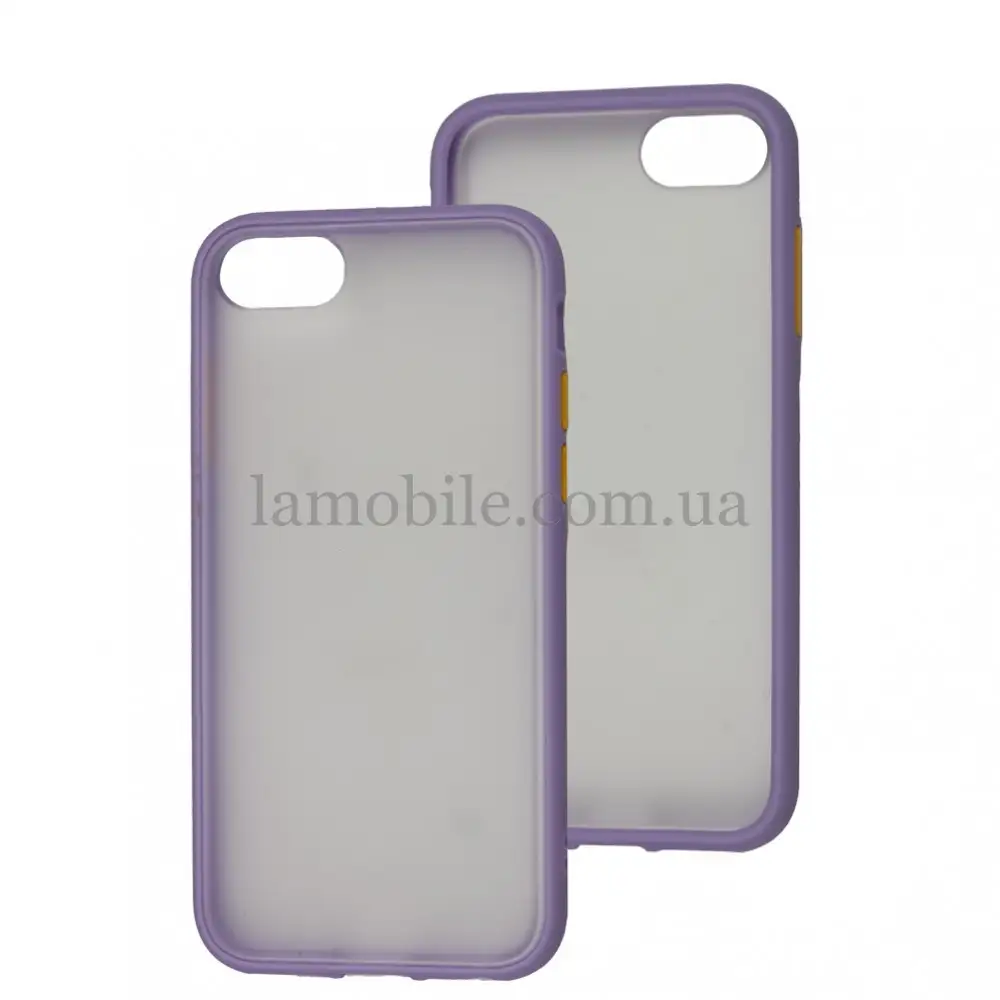 Чохол LikGus Maxshield для iPhone 6/7/8 матовий бузковий
