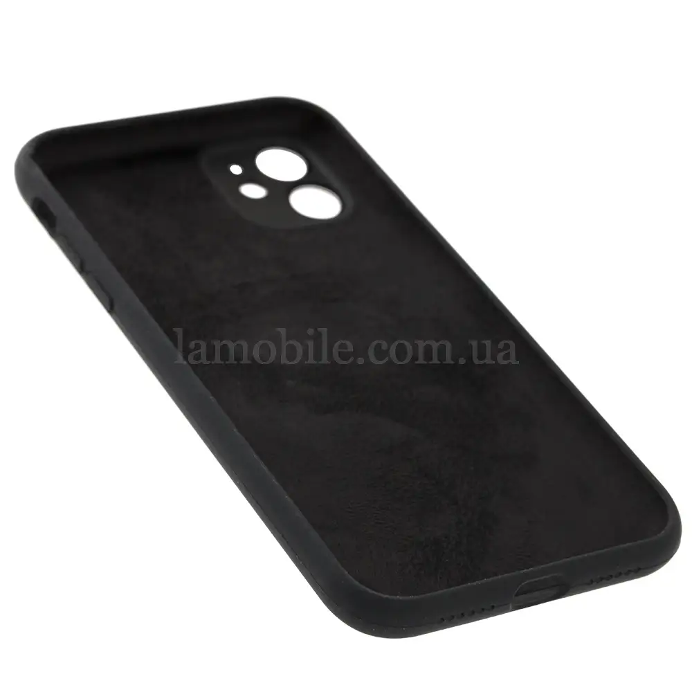 Чохол для iPhone 11 Silicone Full camera Lens чорний