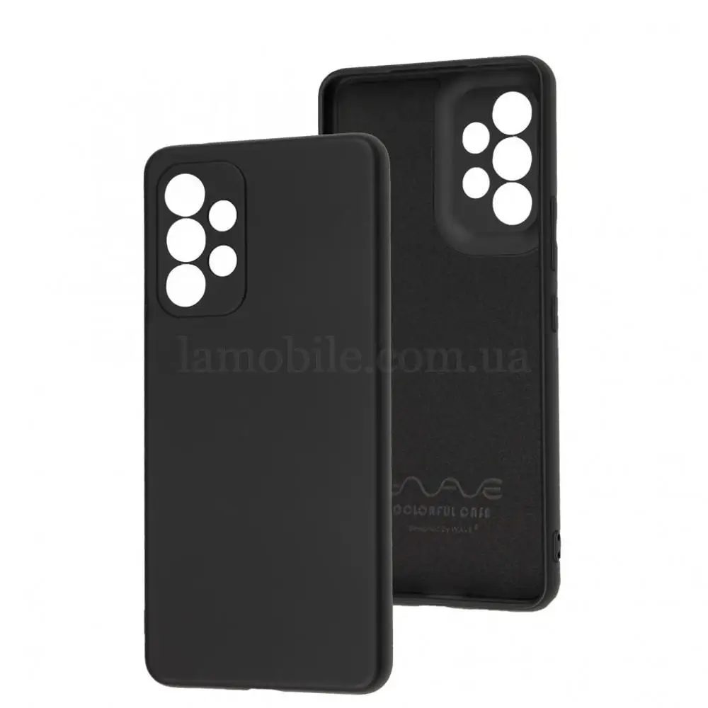 Чохол для Samsung Galaxy A53 (A536) Wave camera black