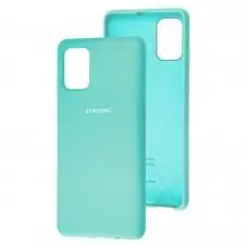 Чохол для Samsung Galaxy A71 (A715) Silicone Full бірюзовий