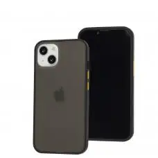 Чохол для iPhone 13 LikGus Maxshield чорний/жовтий
