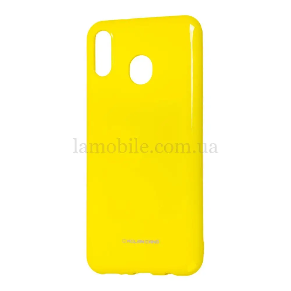 Чехол для Samsung Galaxy M20 (M205) Molan Cano глянец желтый