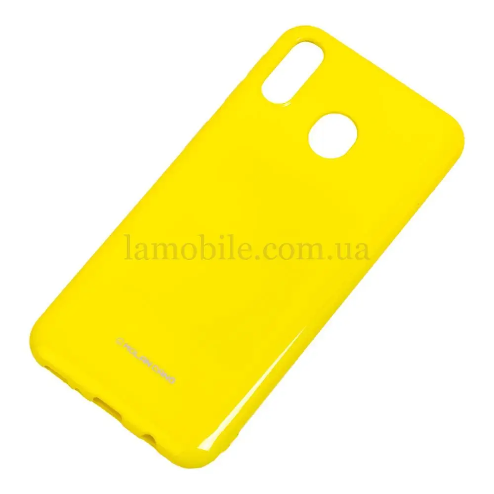 Чехол для Samsung Galaxy M20 (M205) Molan Cano глянец желтый