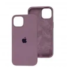 Чехол для iPhone 13 Silicone Full black currant
