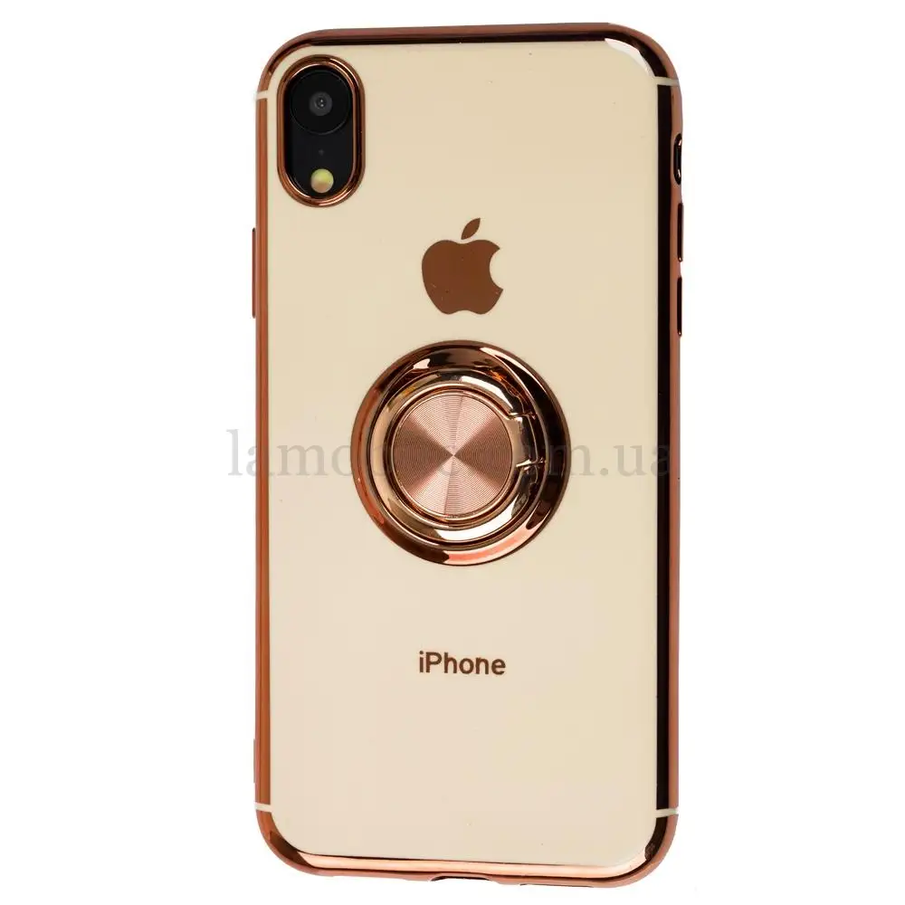 Чехол для iPhone Xr SoftRing розовый песок 