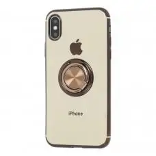 Чехол для iPhone X / Xs SoftRing бежевый