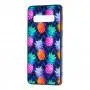 Чохол для Samsung Galaxy S10 (G973) glass print "ананаси"