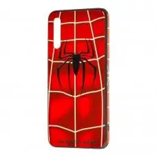 Чехол для Samsung Galaxy A50 / A50s / A30s glass print "Spiderman"