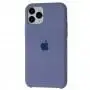 Чехол Silicone для iPhone 11 Pro case лавандовый серый