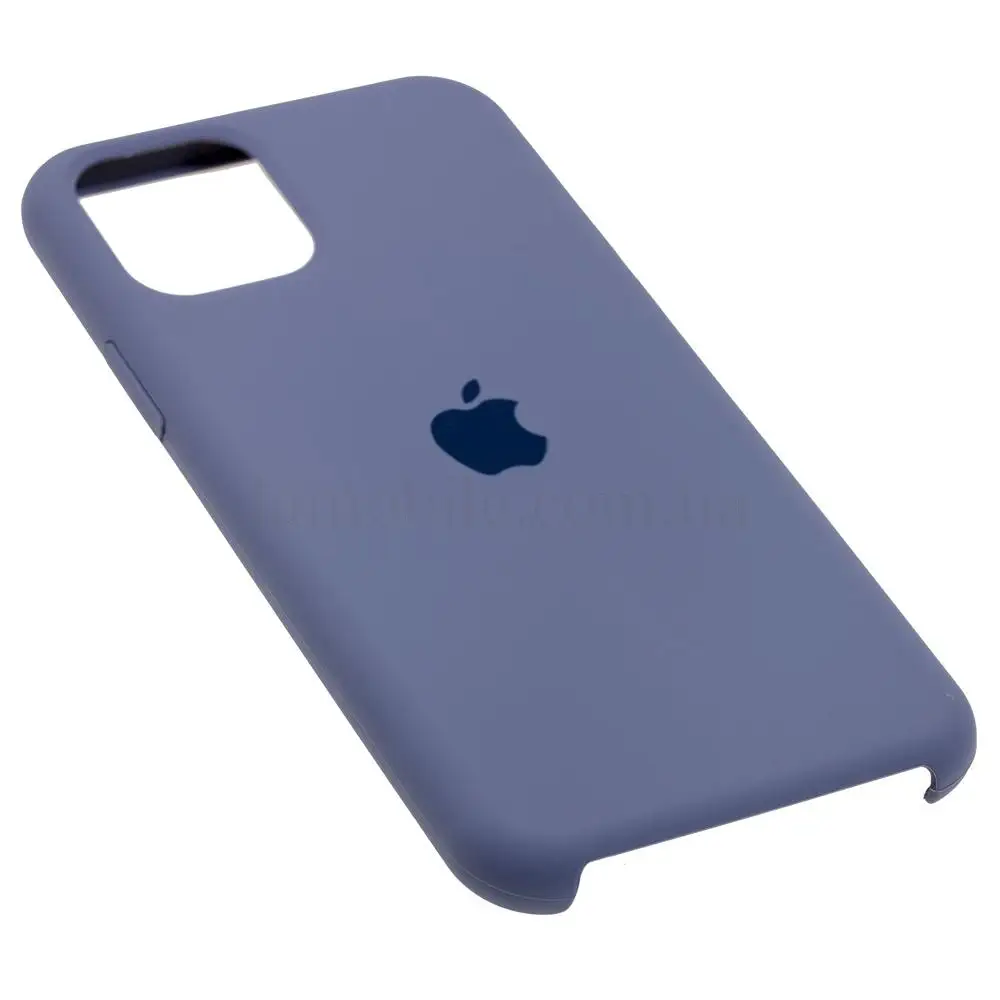 Чехол Silicone для iPhone 11 Pro case лавандовый серый