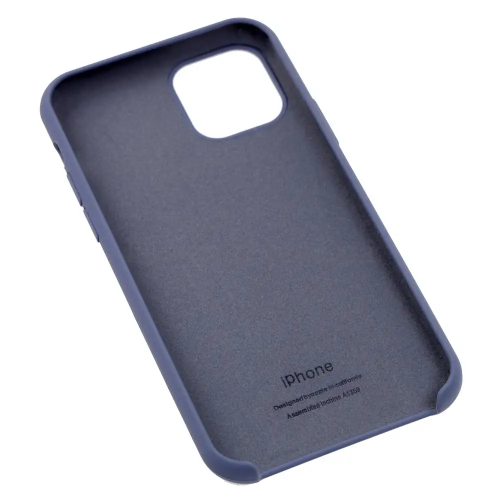 Чехол Silicone для iPhone 11 Pro case лавандовый серый