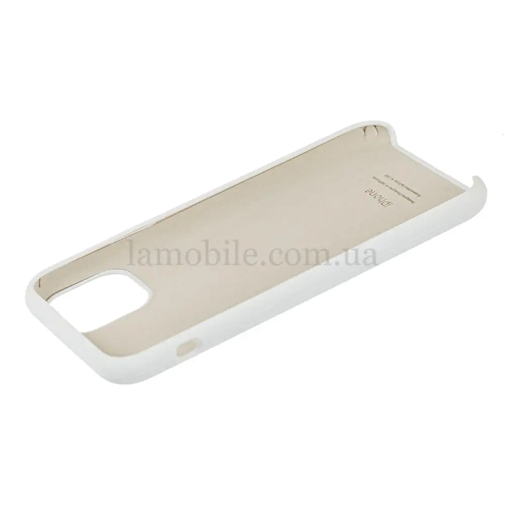 Чехол Silicone для iPhone 11 Pro case белый