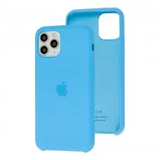 Чехол Silicone для iPhone 11 Pro case васильковый