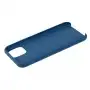 Чехол Silicone для iPhone 11 Pro case navy blue