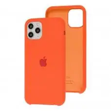 Чехол Silicone для iPhone 11 Pro case оранжевый