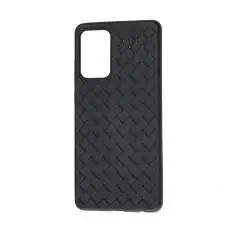 Чехол для Samsung Galaxy A72 Weaving черный