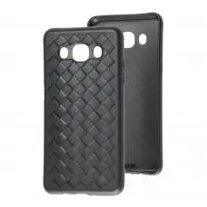 Чехол для Samsung Galaxy J5 2016 (J510) Weaving черный