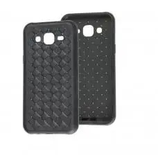 Чехол для Samsung Galaxy J5 (J500) Weaving черный