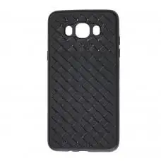 Чехол для Samsung Galaxy J7 2016 (J710) Weaving черный