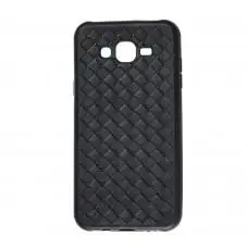 Чехол для Samsung Galaxy J7 (J700) Weaving черный