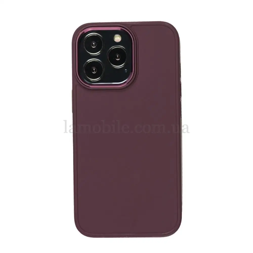 Чехол для iPhone 13 Pro Bonbon Metal style plum